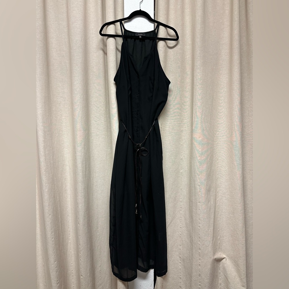 Jessica Simpson 2xl Black Chiffon Maxi